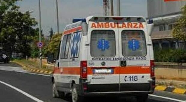 L'intervento dell'ambulanza