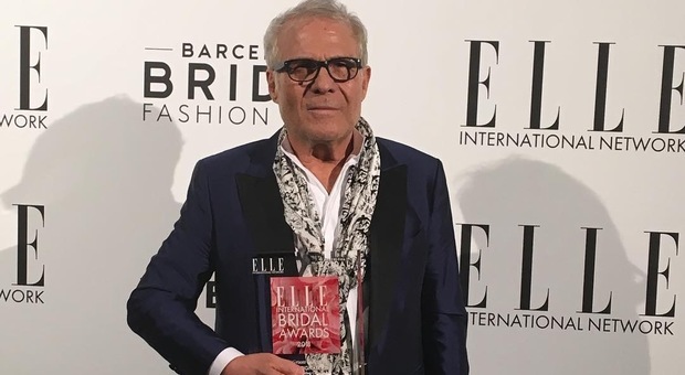 Il torinese Carlo Pignatelli fa il bis agli Elle Bridal Award di Barcellona
