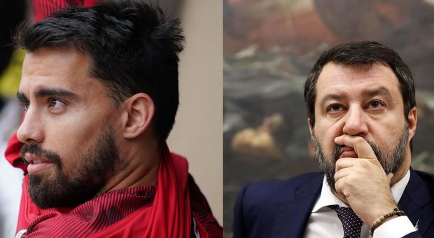 Suso, botta e risposta social con Salvini
