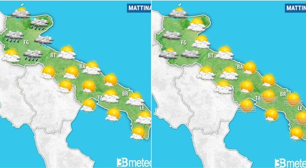 Pioggia e vento forte, allerta meteo in Puglia. Ma nelle prossime ore torna il sole. Ecco le previsioni meteo
