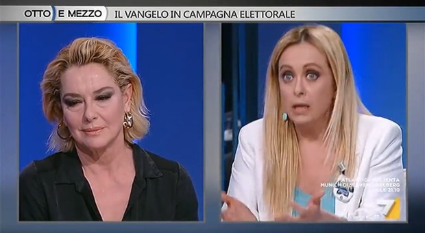 Giorgia Meloni, rabbia in diretta: "Su la7 tutti contro di me". Poi attacca la Guerritore su Facebook