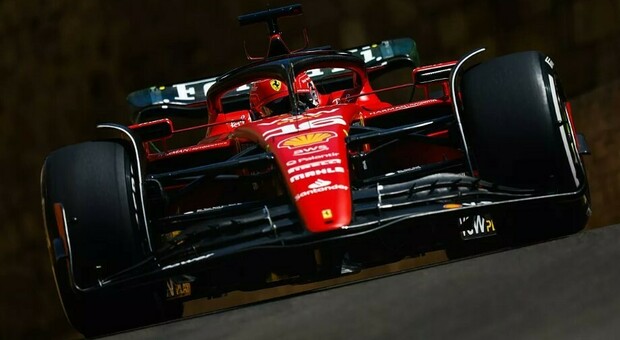 Charles Leclerc sulla Ferrari