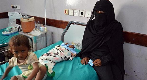 Donna yemenita in ospedale (dal sito UN Women Watch)
