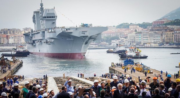 Nave Trieste, varata l'ammiraglia della Marina militare: elicotteri e missili nel sistema di combattimento