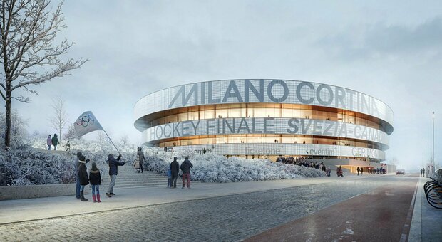Un'arena hi tech con tre anelli, ecco il cuore dei Giochi Milano-Cortina 2026