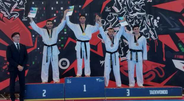 Podio campionati italiani Taekwondo