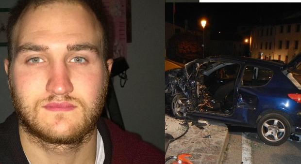 Peugeot contro il muro, morto il guidatore: espiantati gli organi