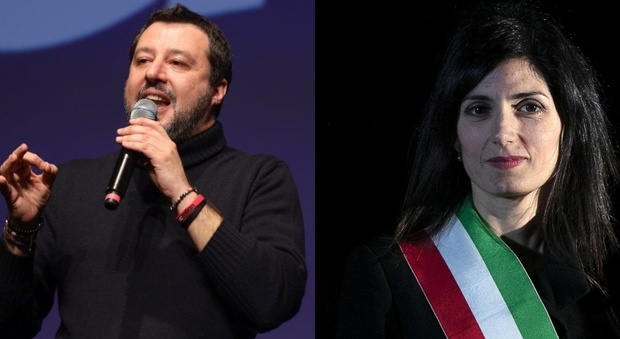 Salvini Vs Raggi, botta e risposta: «Processatela per sequestro di persone alla stazione Barberini». La sindaca: «Chiacchierone»