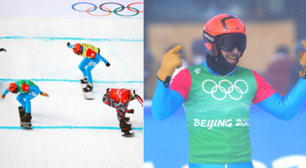 Omar Visintin bronzo nello snowboard cross alle Olimpiadi 2022 di Pechino