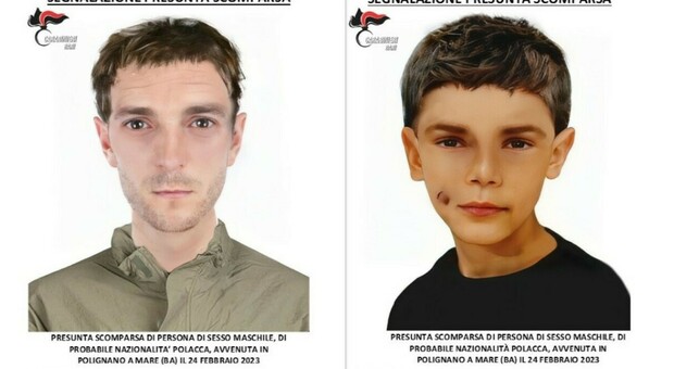 Uomo e bambino scomparsi, gli identikit: mistero a Polignano. «Nessuna denuncia»