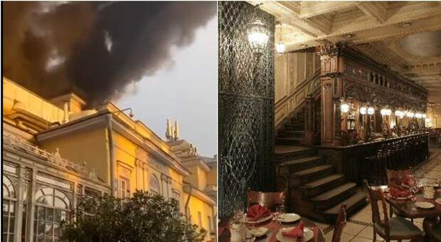 Mosca, a fuoco il café Pushkin: è il più famoso ristorante della capitale ritrovo dell'elite russa: evacuate 100 persone tra cui 14 coppie di neosposini