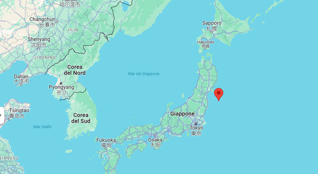 Terremoto Giappone, scossa 6.0 nella regione di Fukushima: avvertita fino a Tokyo