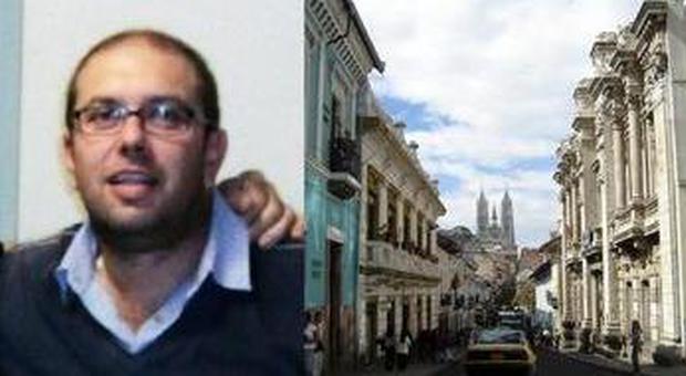 Armando Biasini e una veduta di Quito