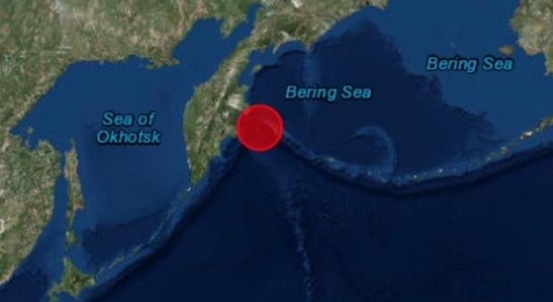 Terremoto devastante di 7.3 in Russia, nel mare di Bering. «Allerta tsunami»