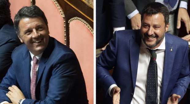 Matteo Salvini contro Matteo Renzi, la guerra dei leader che si somigliano