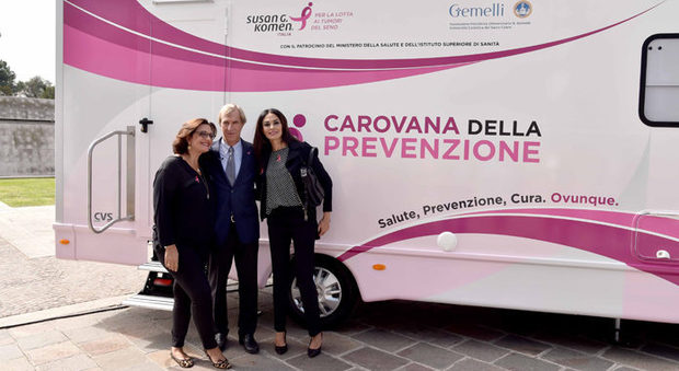 La Carovana della Prevenzione arriva Ostia: così si combatte il tumore al seno