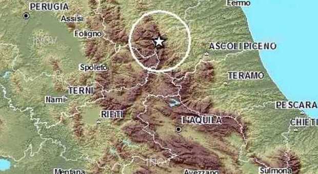 La terra trema nelle Marche, piccola scossa di magnitudo 2.3 sui Monti Sibillini