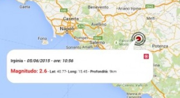 Terremoto in Irpinia magnitudo 2.6. "L'epicentro nei luoghi del sisma dell'80"