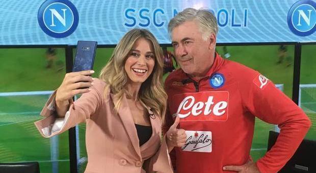 La rivelazione di Diletta Leotta su Ancelotti: «Mi ha scritto un bigliettino segreto»