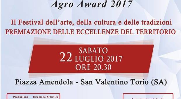 Premio Città dell'Agro, domani sera la premiazione dei vincitori