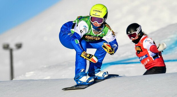 Snowboard cross, Michela Moioli prima a Reiteralm. Quarta una sfortunata Brutto