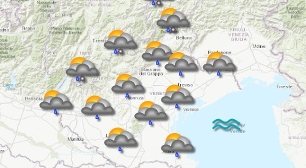 Meteo Veneto e Fvg, previsioni 25 aprile