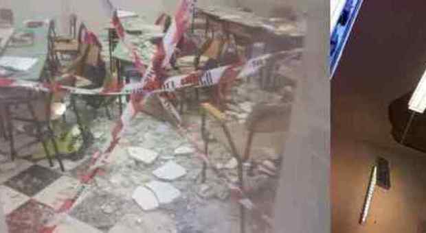 Ostuni, crolla soffitto scuola elementare: feriti due bambini e una maestra