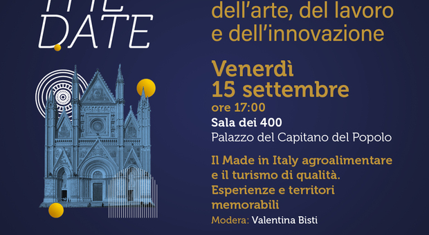 A Orvieto si parla di Made in Italy agroalimentare e di turismo di qualità