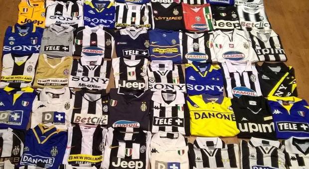100 maglie della Juventus in mostra nel Cilento