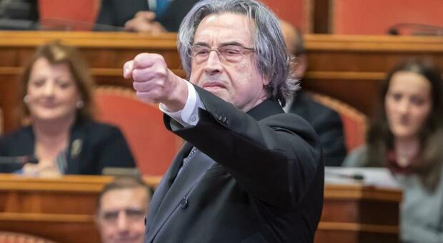 Il direttore d'orchestra Riccardo Muti