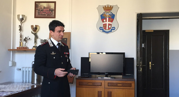 Il tenente Giuseppe Viviano, comandante della compagnia carabinieri di Orvieto