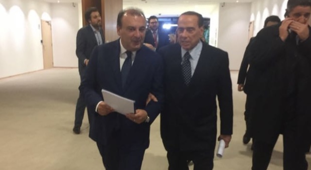 Fulvio Martusciello con Silvio Berlusconi