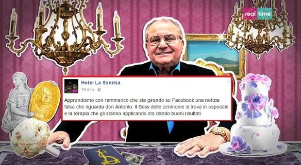 Boss delle cerimonie, il post della Sonrisa: "Su Fb notizie false"
