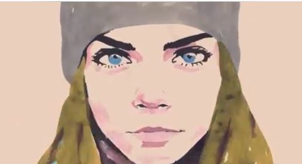 Cara Delevingne diventa un cartone animato per la nuova borsa Chanel Video