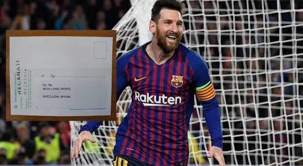 Recanati, il Barcellona e Leo Messi indispettiti dalla cartolina elettorale