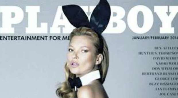 Kate Moss su Playboy festeggia i 40 anni posando in nudo integrale