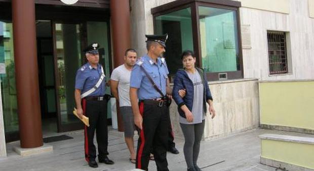 Alcuni degli arrestati dai carabinieri del Reparto Territoriale di Aprilia