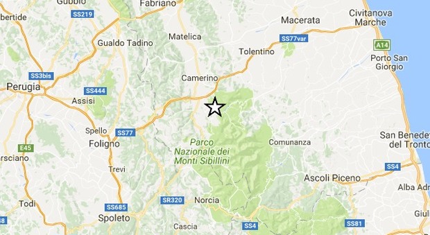 Terremoto, serie di scosse una dopo l'altra a Macerata: la più forte di 3.6