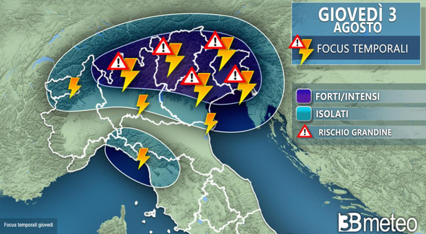 Ciclone Circe in arrivo sull'Italia, nuova ondata di maltempo: cosa succede nelle principali città