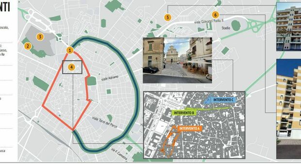 Cantieri Pnrr: altri 54 milioni per viali, centri storici e parchi. Così cambieranno Lecce, Galatina, Gallipoli, Copertino e Casarano