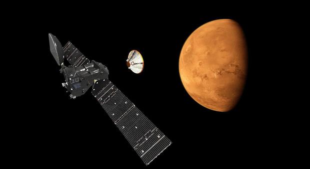 ExoMars, la discesa: per il lander Schiaparelli «6 minuti mozzafiato»