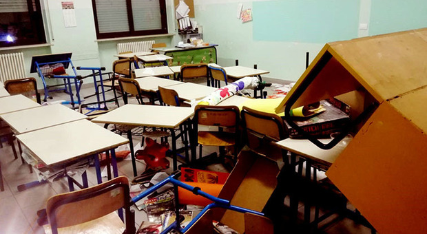 Accusati di aver distrutto la scuola, i baby vandali fanno spallucce