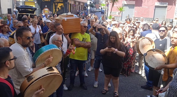 I funerali di Marcello Colasurdo a Pomigliano