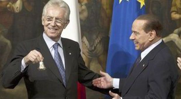 Mario Monti e Silvio Berlusconi