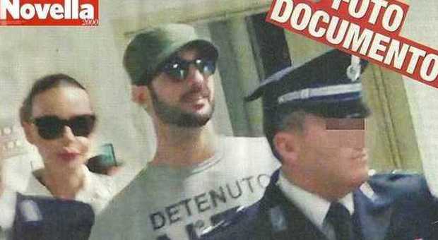 Fabrizio Corona dopo il carcere: eccolo mentre incontra l'ex Nina Moric