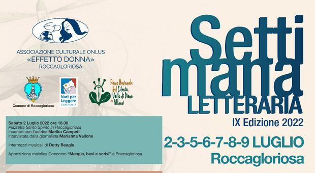 Libri, arte, teatro, archeologia e musica nel Cilento con la "Settimana letteraria" di Roccagloriosa