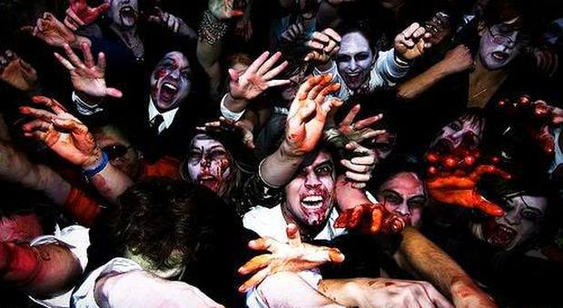 Festa horror, un esercito di zombie invade il Palaverde
