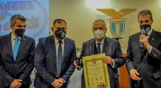 Lazio-Parma, premio ambasciatori del Fair Play all’associazione Argos