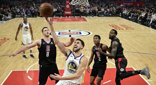 Play off Nba, non basta super Gallinari: Clippers fuori, Warriors in semifinale