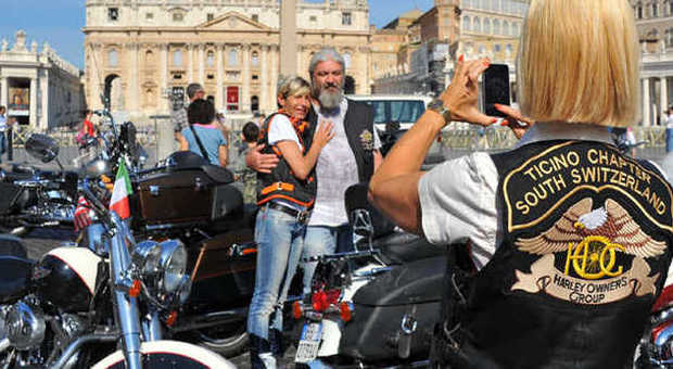 Il raduno Harley dello scorso anno a Roma